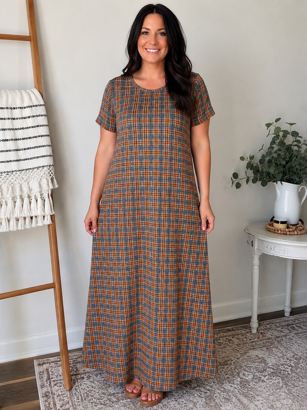 #1192 LuLaRoe LuLaRoe Maria Maxi Dress